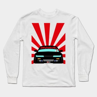 S13 Silvia Nissan Drift King JDM Okinawa Rising Sun Fast X Long Sleeve T-Shirt